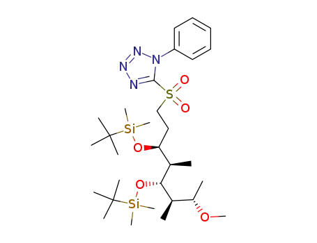 5-[(3S,4R,5S,6R,7S)-3,5-Bis-(tert-butyl-dimethyl-silanyloxy)-7-methoxy-4,6-dimethyl-octane-1-sulfonyl]-1-phenyl-1H-tetrazole