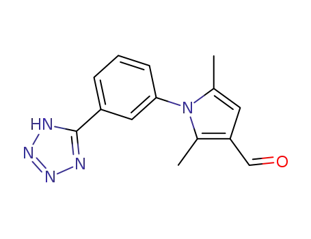 2,5-dimethyl-1H-pyrrole-1-(3-(1H-tetrazol-5-yl)phenyl)-3-carbaldehyde