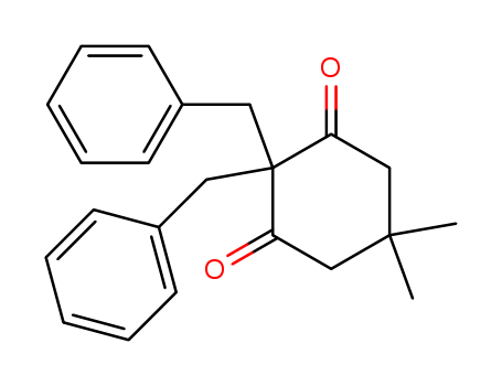 1,3-Cyclohexanedione, 5,5-dimethyl-2,2-bis(phenylmethyl)-