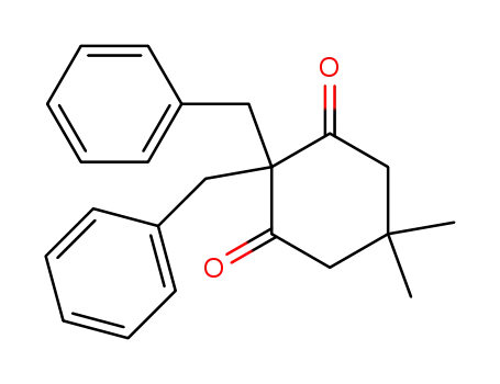 1,3-Cyclohexanedione, 5,5-dimethyl-2,2-bis(phenylmethyl)-