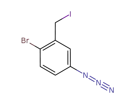 C<sub>7</sub>H<sub>5</sub>BrIN<sub>3</sub>