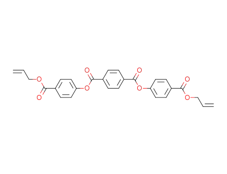 Molecular Structure of 57848-10-9 (1,4-Benzenedicarboxylic acid, bis[4-[(2-propenyloxy)carbonyl]phenyl]
ester)