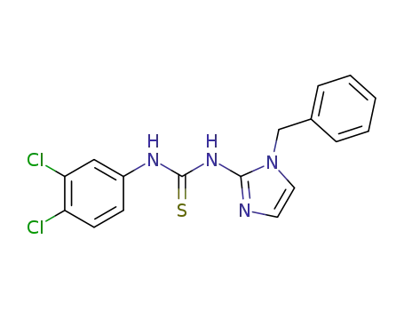 1-(1-benzyl-1H-imidazol-2-yl)-3-(3,4-dichlorophenyl)thiourea