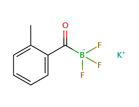 Molecular Structure of 1370291-61-4 (potassium trifluoro(2-methylbenzoyl)borate)