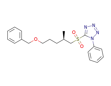 5-[(2R)-5-benzoxy-2-methylpentane-1-sulfonyl]-1-phenyl-1H-tetrazole