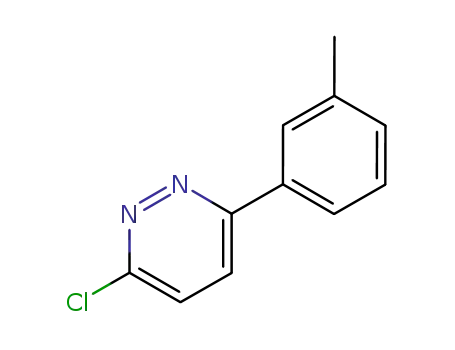 Molecular Structure of 66549-34-6 (3-CHLORO-6-(3-METHYLPHENYL)-PYRIDAZINE)