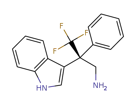 3,3,3-trifluoro-2-(1h-indol-3-yl)-2-phenylpropan-1-amine