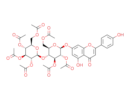7-O-(heptaacetyl-β-D-cellobiosyl)apigenin