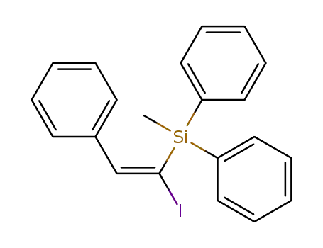 (E)-1-iodo-1-methyl(diphenyl)silyl-2-phenylethene