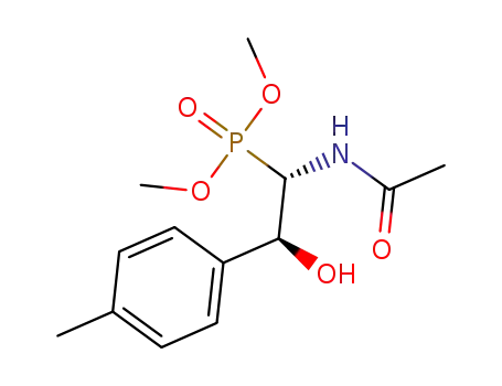 dimethyl (1-acetamido-2-hydroxy-2-(p-tolyl)ethyl)phosphonate