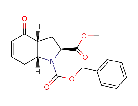 (2S,3aR,7aR)-1-benzyl 2-methyl 4-oxo-2,3,3a,4,7,7a-hexahydro-1H-indole-1,2-dicarboxylate