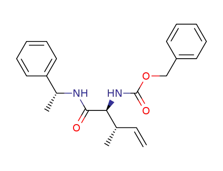 Carbamic acid,
[(1S,2S)-2-methyl-1-[[[(1R)-1-phenylethyl]amino]carbonyl]-3-butenyl]-,
phenylmethyl ester
