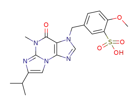 C<sub>19</sub>H<sub>21</sub>N<sub>5</sub>O<sub>5</sub>S