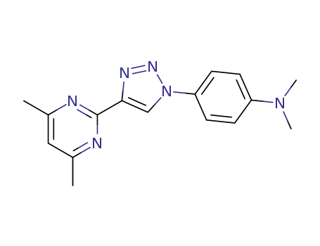 4-[4-(4,6-dimethylpyrimidin-2-yl)-1H-1,2,3-triazol-1-yl]-N,N-dimethylaniline
