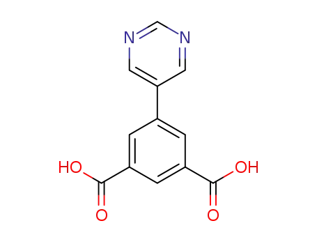 Molecular Structure of 1417570-15-0 (5-(pyrimidin-5-yl)isophthalic acid)