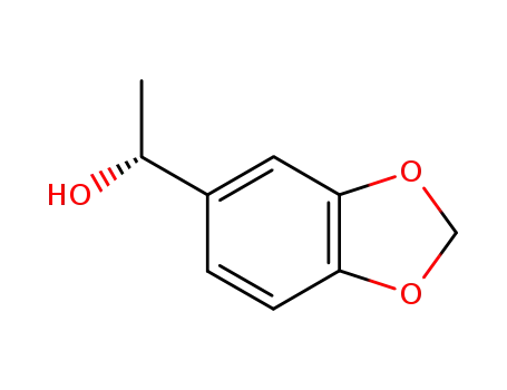 Molecular Structure of 120523-14-0 ((R)-1-(benzo[d][1,3]dioxol-5-yl)ethan-1-ol)