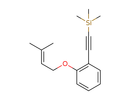 trimethyl ((2-((3-methylbut-2-en-1-yl)oxy)phenyl)ethynyl)silane