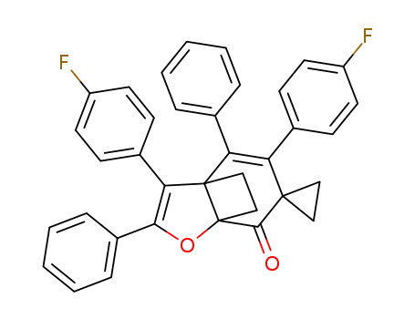 3,5-bis(4-fluorophenyl)-3a,7a-ethylene-2,4-diphenyl-3aH-spiro[benzofuran-6,1'-cyclopropan]-7(7aH)-one
