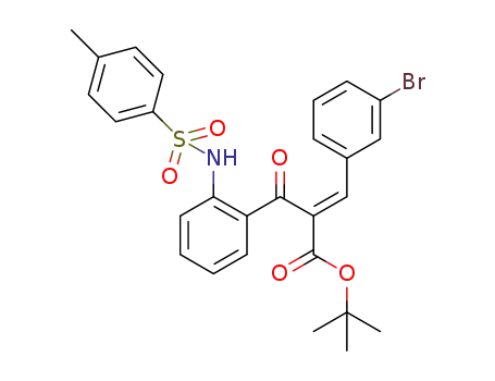 (E)-tert-butyl 3-(3-bromophenyl)-2-(2-(4-methylphenylsulfonamido)benzoyl)acrylate