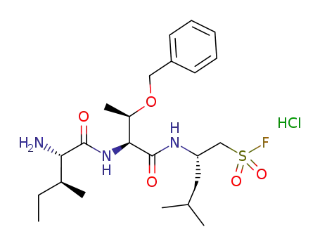 C<sub>23</sub>H<sub>38</sub>FN<sub>3</sub>O<sub>5</sub>S*ClH