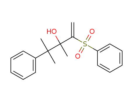 3,4-dimethyl-4-phenyl-2-(phenylsulfonyl)pent-1-en-3-ol