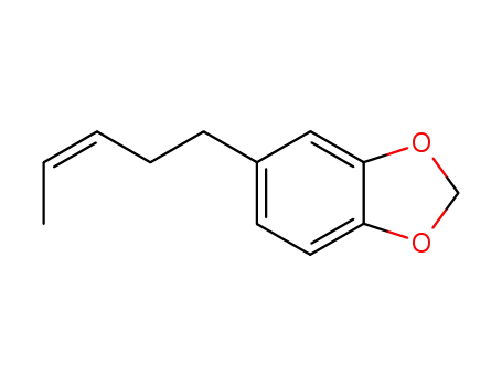 Molecular Structure of 100571-89-9 (1,3-Benzodioxole, 5-(3-pentenyl)-, (Z)-)
