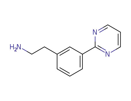 Molecular Structure of 910404-93-2 (2-(3-(pyriMidin-2-yl)phenyl)ethanaMine)