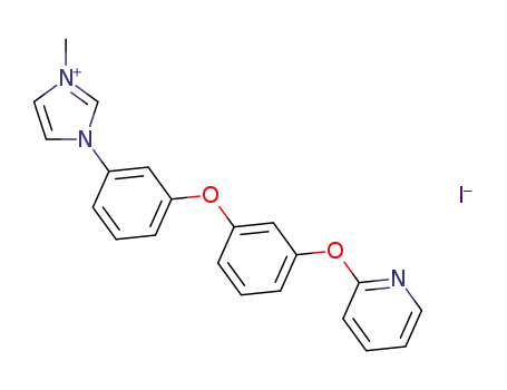3-methyl-1-(3-(3-(pyridin-2-yloxy)phenoxy)phenyl)-1H-imidazol-3-ium iodide