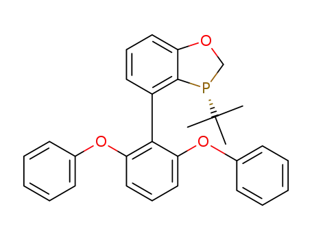 Molecular Structure of 1441830-74-5 ((R)-3-( tert-butyl)-4-(2,6-diphenoxyphenyl)-2,3-dihydrobenzo[d][1,3]oxaphosphole)
