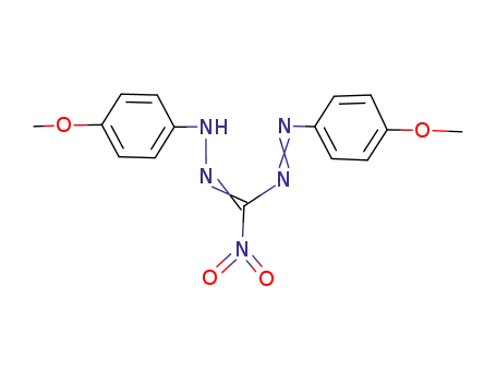 Molecular Structure of 51808-28-7 (3-nitro-1,5-di-p-anisylformazan)
