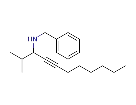 Molecular Structure of 1355023-06-1 (benzyl(2-methylundec-4-yn-3-yl)amine)