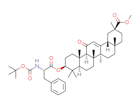 methyl (3β)-3-{N-[(tert-butoxycarbonyl)-(L)-phenylalanyl]oxy}-11-oxo-olean-12-en-30-oate