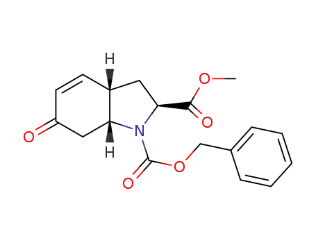 (2S,3aS,7aR)-1-benzyl 2-methyl 6-oxo-3,3a,7,7a-tetrahydro-1H-indole-1,2(2H,6H)-dicarboxylate