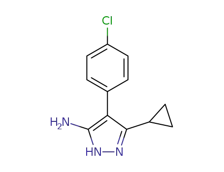 4-(4-chlorophenyl)-3-cyclopropyl-1H-pyrazol-5-amine