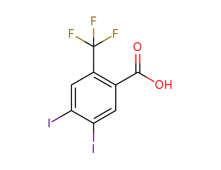 C<sub>8</sub>H<sub>3</sub>F<sub>3</sub>I<sub>2</sub>O<sub>2</sub>