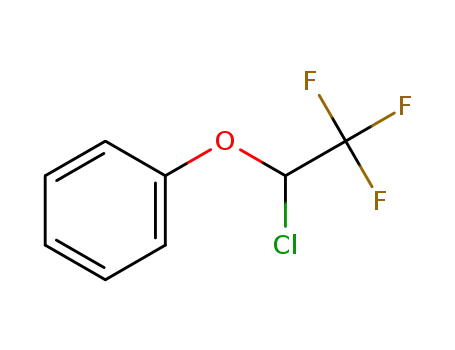 Molecular Structure of 1415703-73-9 ((1-chloro-2,2,2-trifluoroethoxy)benzene)