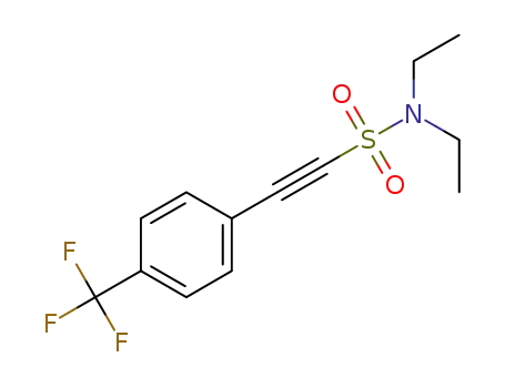 N,N-diethyl-2-(4-(trifluoromethyl)phenyl)ethynesulfonamide