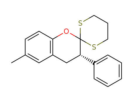 (S)-6-methyl-3-phenylspiro[chroman-2,2'-[1,3]dithiane]