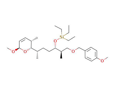 (2S,3S,6R)-2-[(2S,5S,6R)-5-triethylsilyloxy-7-(4-methoxybenzyloxy)-6-methylheptan-2-yl]-6-methoxy-3-methyl-3,6-dihydro-2H-pyran