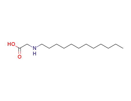 Molecular Structure of 2274-80-8 (n-laurylaminoacetic acid)