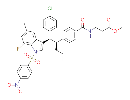 C<sub>37</sub>H<sub>35</sub>ClFN<sub>3</sub>O<sub>7</sub>S