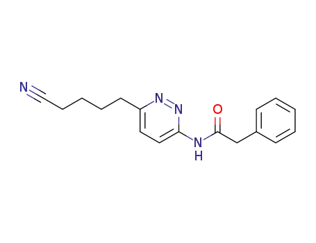 N-(6-(4-cyanobutyl)pyridazin-3-yl)-2-phenylacetamide