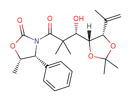 (4R,5S)-3-((S)-3-((4R,5S)-2,2-dimethyl-5-(prop-1-en-2-yl)-1,3-dioxolan-4-yl)-3-hydroxy-2,2-dimethylpropanoyl)-5-methyl-4-phenyloxazolidin-2-one