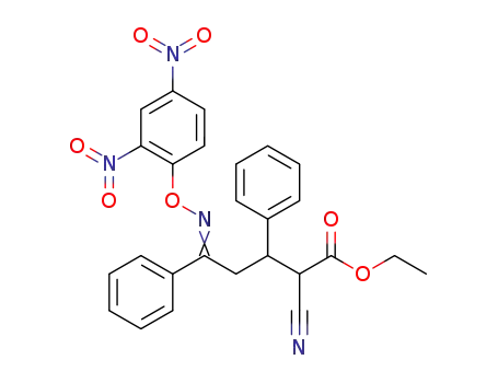 (±)-ethyl 2-cyano-5-(2,4-dinitrophenoxyimino)-3,5-diphenylpentanoate