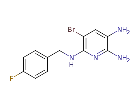 C<sub>12</sub>H<sub>12</sub>BrFN<sub>4</sub>