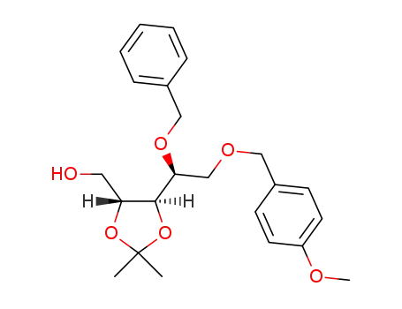 (4R,5R)-5-(S)-1-((benzyloxy)-2-((4-methoxybenzyloxy)ethyl)-2,2-dimethyl-1,3-dioxolan-4-yl)methanol
