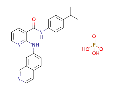 N-(4-isopropyl-3-methylphenyl)-2-(isoquinolin-7-ylamino)nicotinamide
