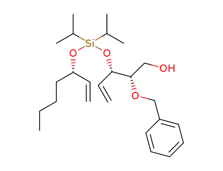 (2S,3S)-2-(benzyloxy)-3-(((S)-hept-1-en-3-yloxy)diisopropylsilyloxy)pent-4-en-1-ol