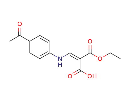 2-[(4-acetyl-phenylamino)-methylene]-malonic acid monoethyl ester