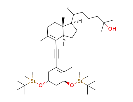 1α,3β-bis[(tert-butyldimethylsilyl)oxy]-25-hydroxy-9-methyl-9,10-secocholesta-5(10),8-dien-6-yne
